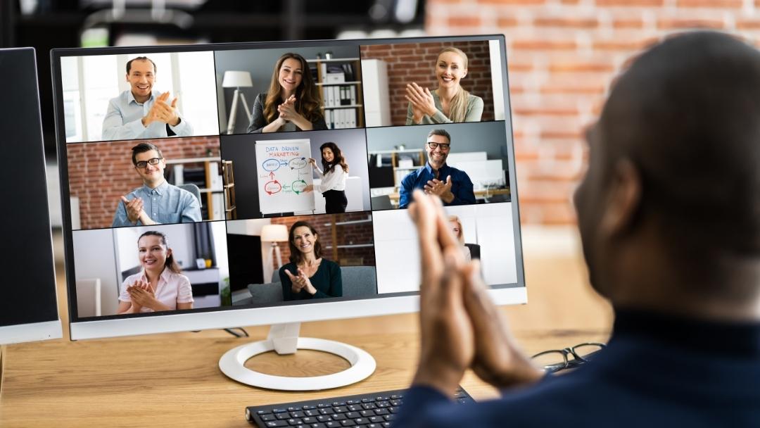What is the meaning of a virtual meeting?